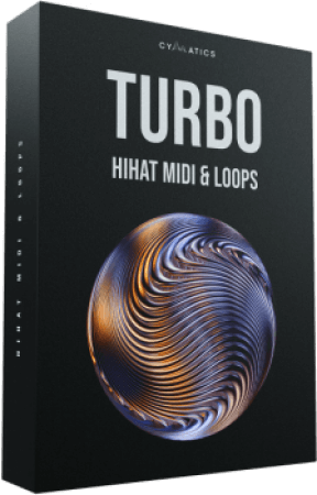 Cymatics TURBO Hihat Midi and Loops WAV MiDi